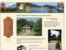 Tablet Screenshot of gaestehaus-centa.de